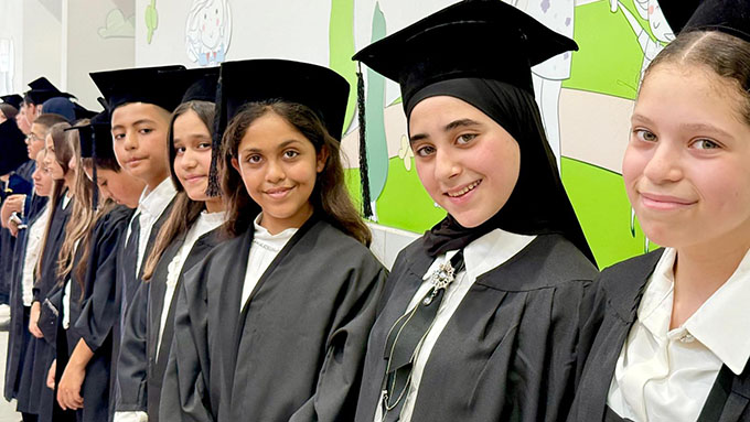 تخريج الفوج الثامن والعشرون في مدرسة المستقبل الابتدائية في جلجولية 